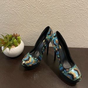 Charlotte Russe Sequence heels